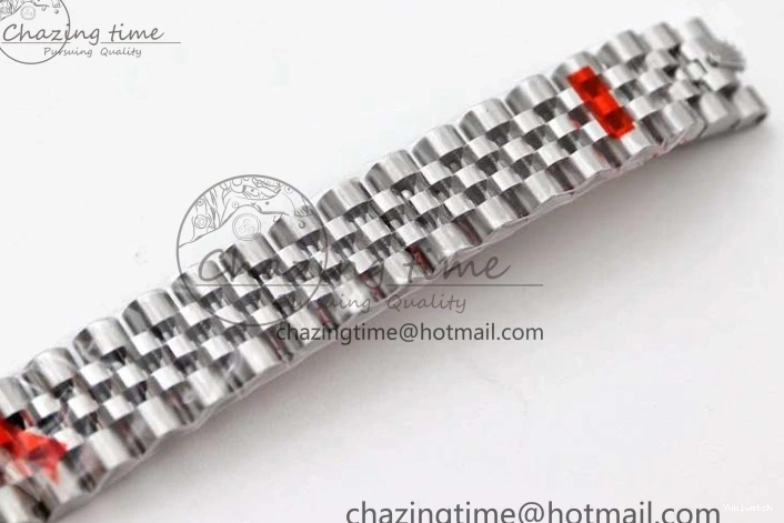 Dial Steel DateJust 28 SS Silver 1:1 NH05 Bracelet 904L on TWF President Best Lady Edition 0207
